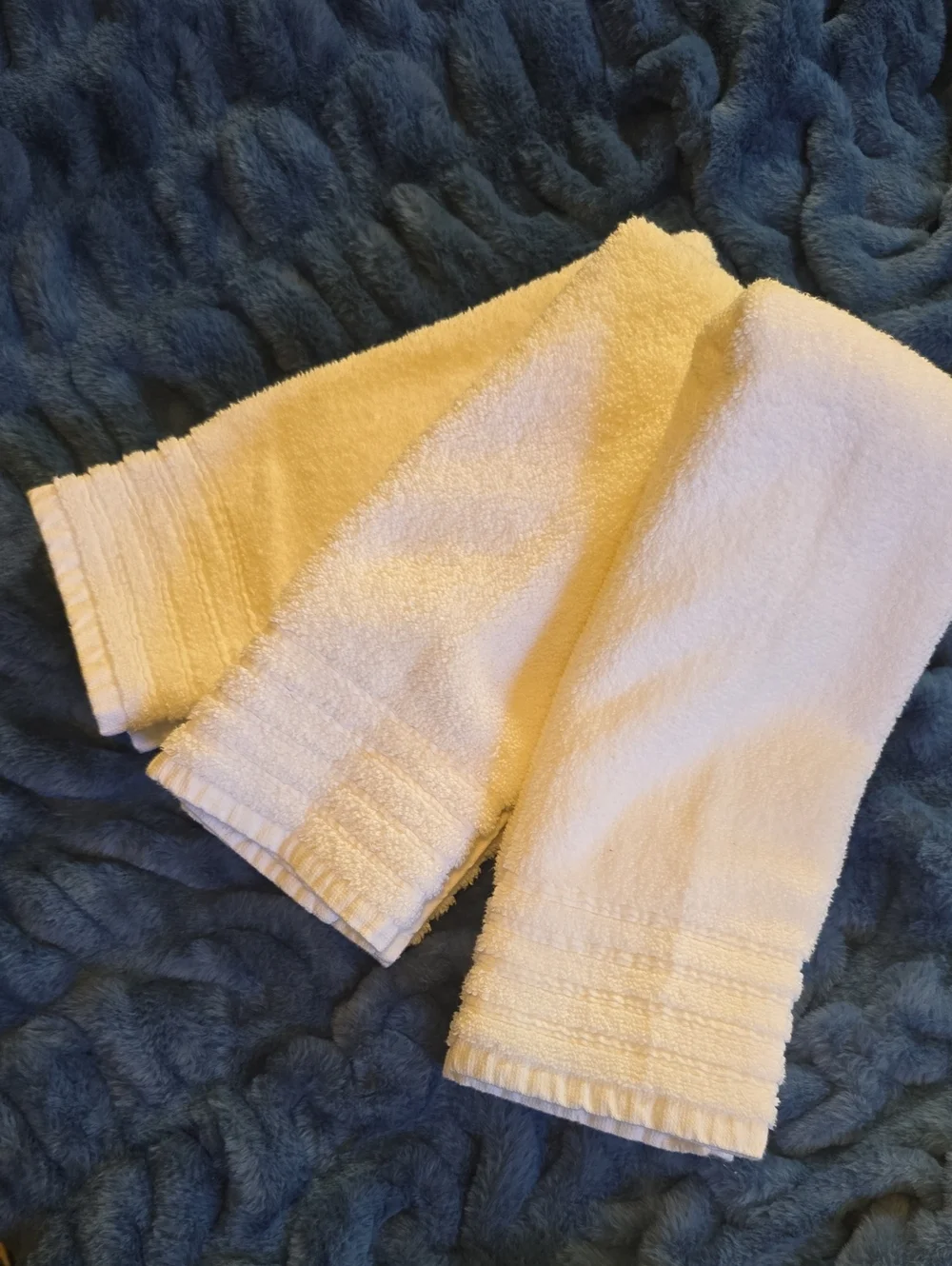Fluffy! Hotel Collection White Microcotton Hand Towels - Set of 3
